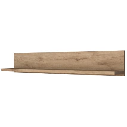 Vägghylla RANI 90x15 cm brun
