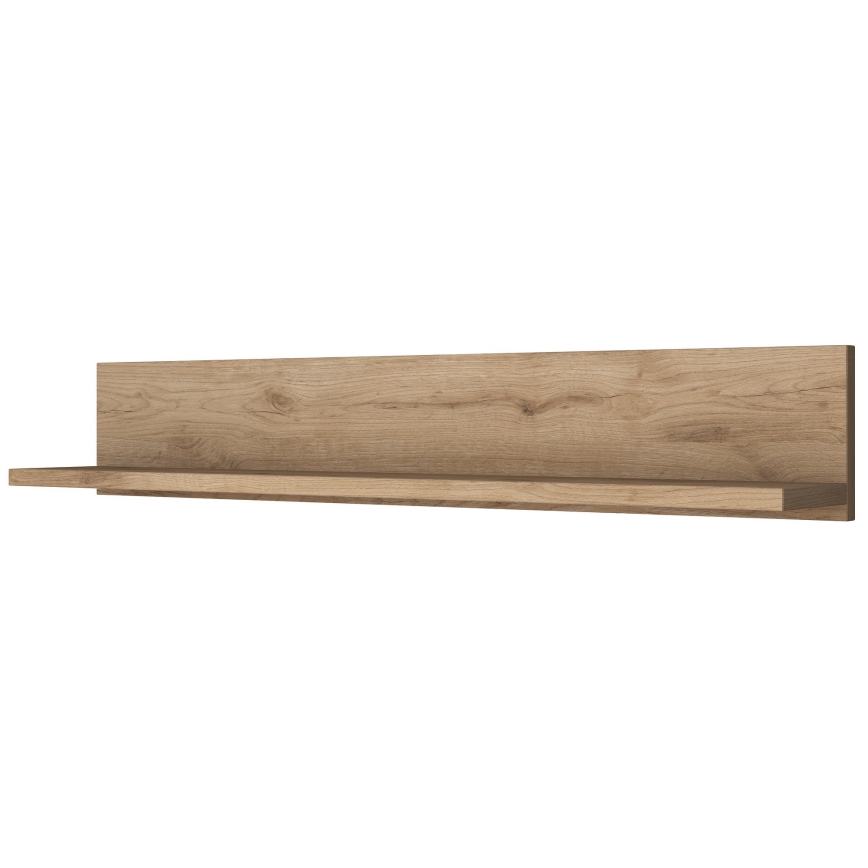 Vägghylla RANI 90x15 cm brun