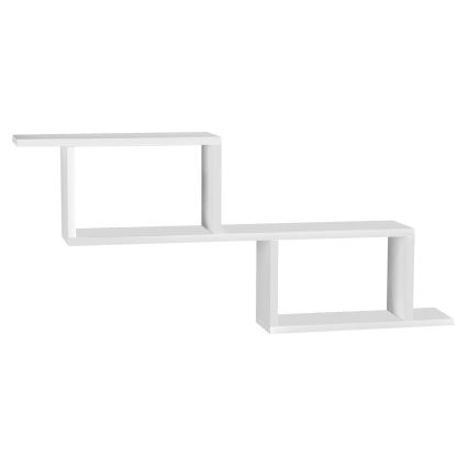 Vägghylla SELENE 45x101,4 cm vit