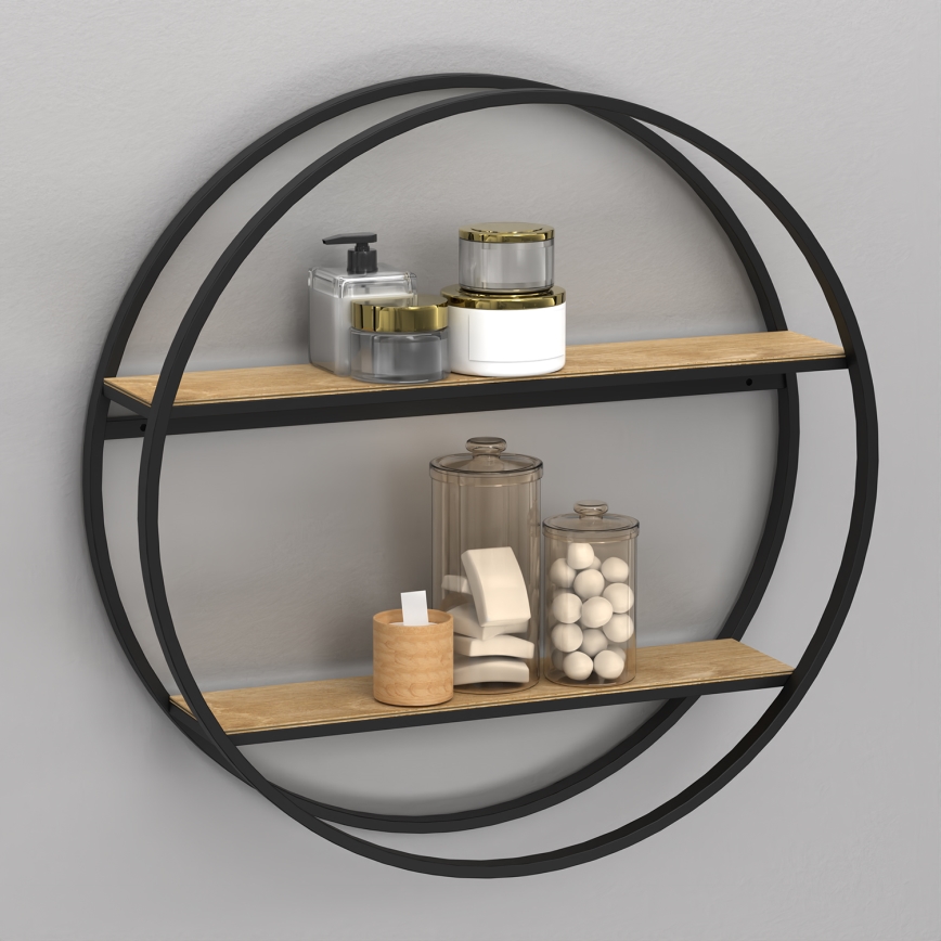 Vägghylla SHELF diameter 62,5 cm ek