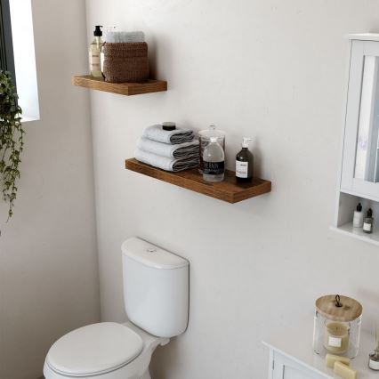 Vägghylla SHELFY, brun