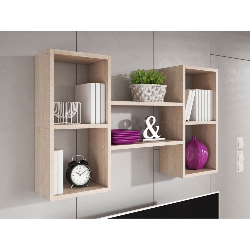 Vägghylla TRIO 60x102 cm beige