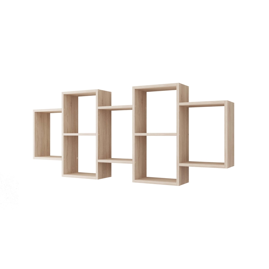Vägghylla TRIO 65x161 cm beige