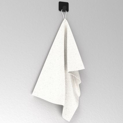 Väggkrok 4x4 cm svart