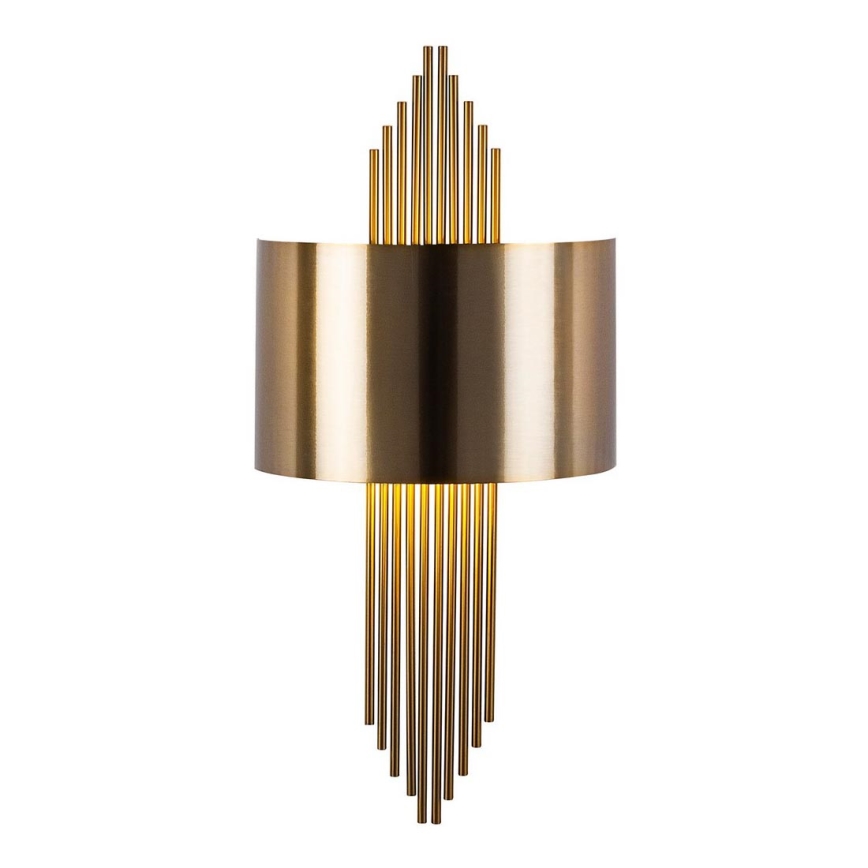 Vägglampa  1xE27/40W/230V gyllene /koppar
