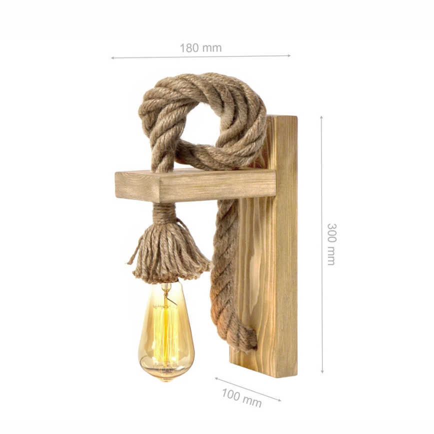 Vägglampa  1xE27/40W/230V