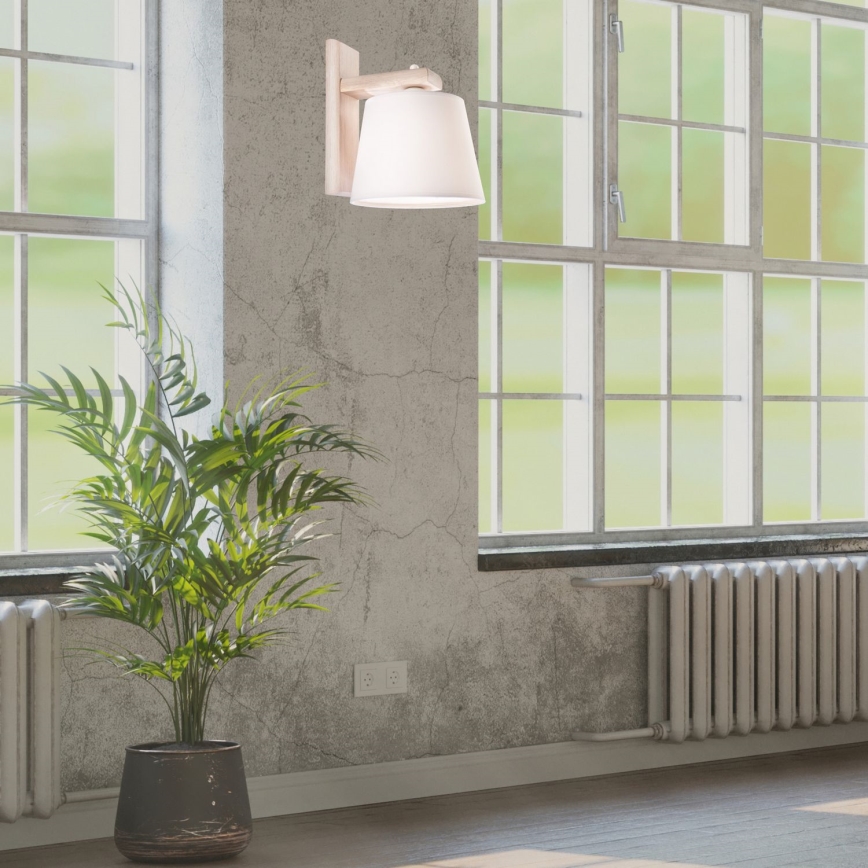 Vägglampa 1xE27/60W/230V ek - FSC certifierade