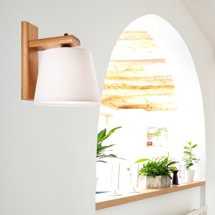 Vägglampa 1xE27/60W/230V ek - FSC certifierade