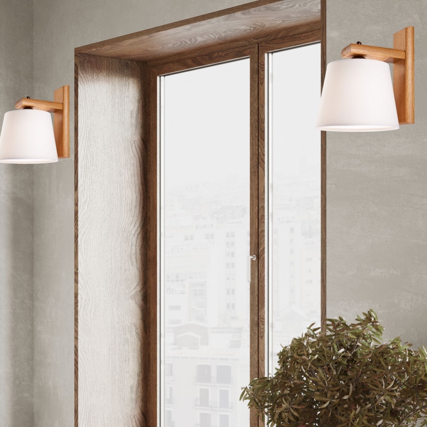Vägglampa 1xE27/60W/230V ek - FSC certifierade