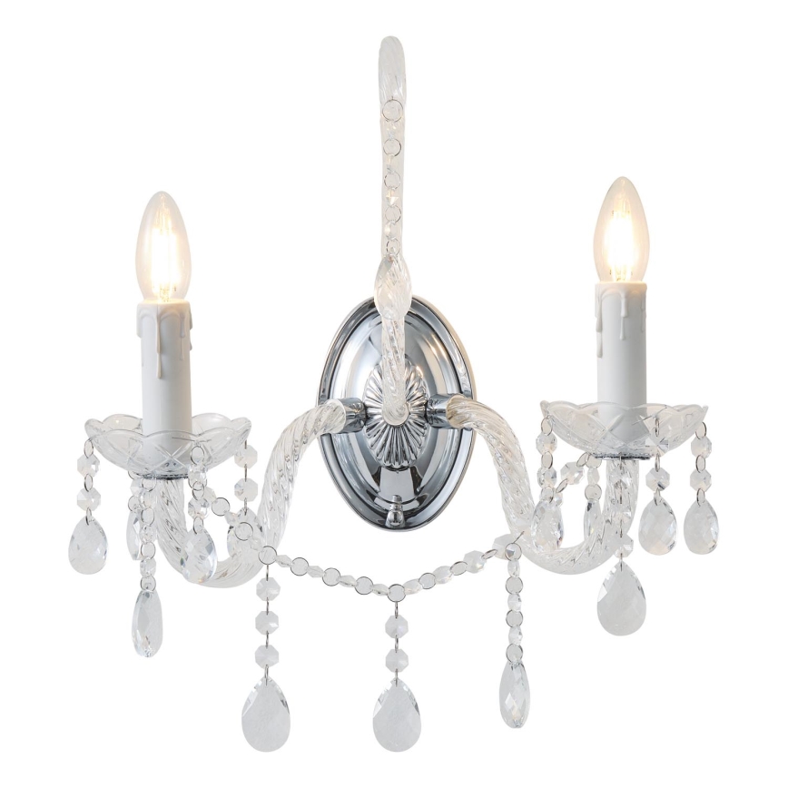 Vägglampa 2xE14/15W/230V