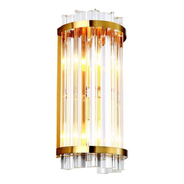 Vägglampa 2xE14/7W/230V guld