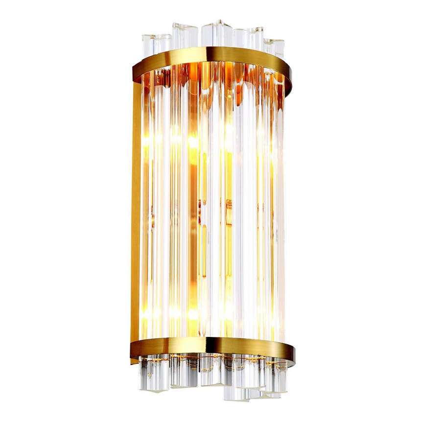 Vägglampa 2xE14/7W/230V guld