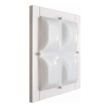 Vägglampa 4xE27/20W/230V vit/bok