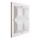 Vägglampa 4xE27/20W/230V vit/bok