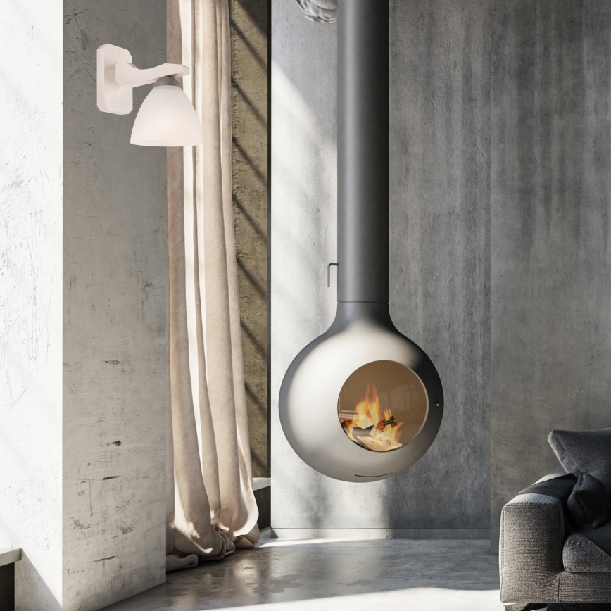 Vägglampa ADRIANO 1xE27/60W/230V bok - FSC certifierade