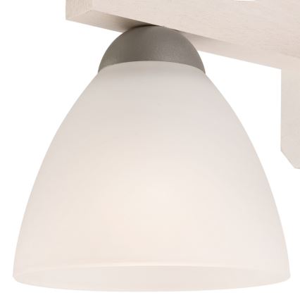 Vägglampa ADRIANO 1xE27/60W/230V bok - FSC certifierade