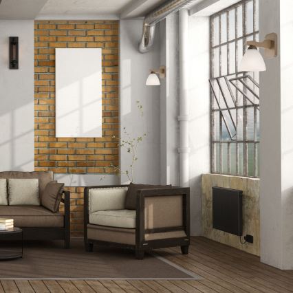 Vägglampa ADRIANO 1xE27/60W/230V bok - FSC certifierade