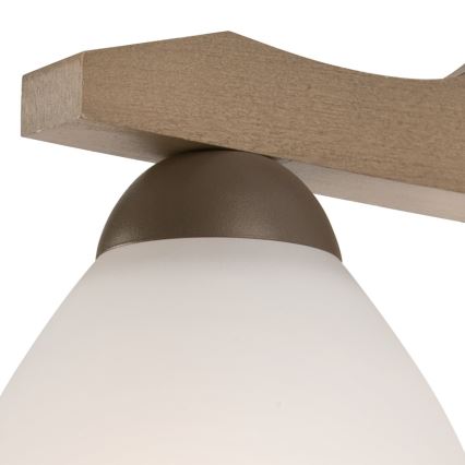 Vägglampa ADRIANO 1xE27/60W/230V bok - FSC certifierade