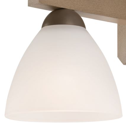 Vägglampa ADRIANO 1xE27/60W/230V bok - FSC certifierade