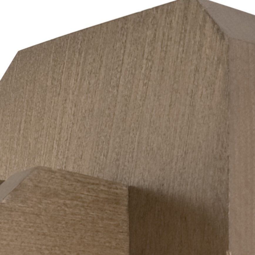 Vägglampa ADRIANO 1xE27/60W/230V bok - FSC certifierade
