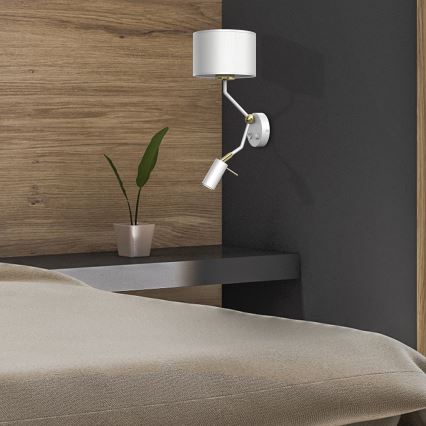 Vägglampa  ALBION 1xE27/40W/230V + 1xGU10/MR11/7W