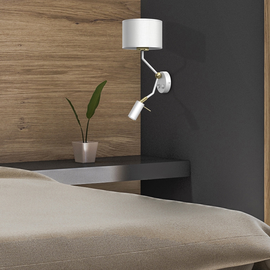 Vägglampa  ALBION 1xE27/40W/230V + 1xGU10/MR11/7W