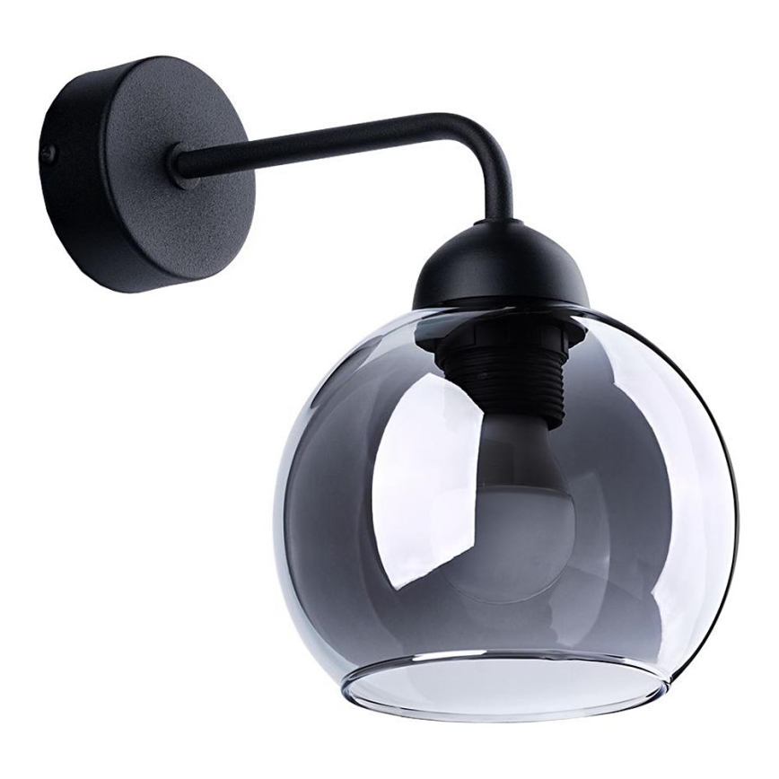 Vägglampa ALINO 1xE27/60W/230V svart