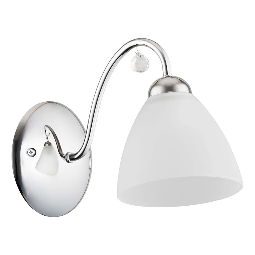 Vägglampa AMARILLO 1xE27/15W/230V skinande krom