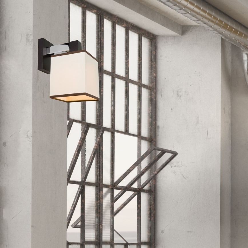 Vägglampa AMELIA 1xE27/60W/230V bok - FSC certifierade