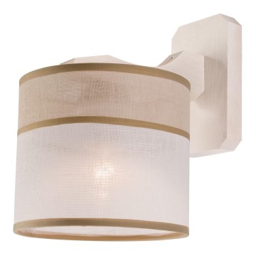 Vägglampa ANDREA 1xE27/60W/230V bok - FSC certifierade