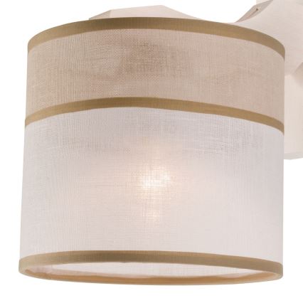 Vägglampa ANDREA 1xE27/60W/230V bok