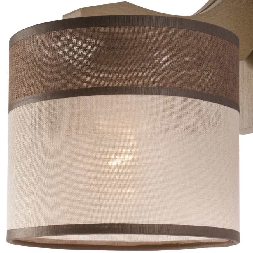 Vägglampa ANDREA 1xE27/60W/230V bok