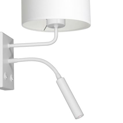 Vägglampa ARDEN 1xE27/60W+1xG9/8W/230V vit