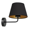 Vägglampa ARDEN 1xE27/60W/230V svart/guld