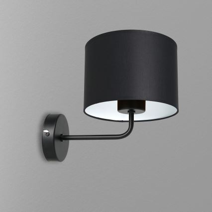 Vägglampa ARDEN 1xE27/60W/230V svart/vit