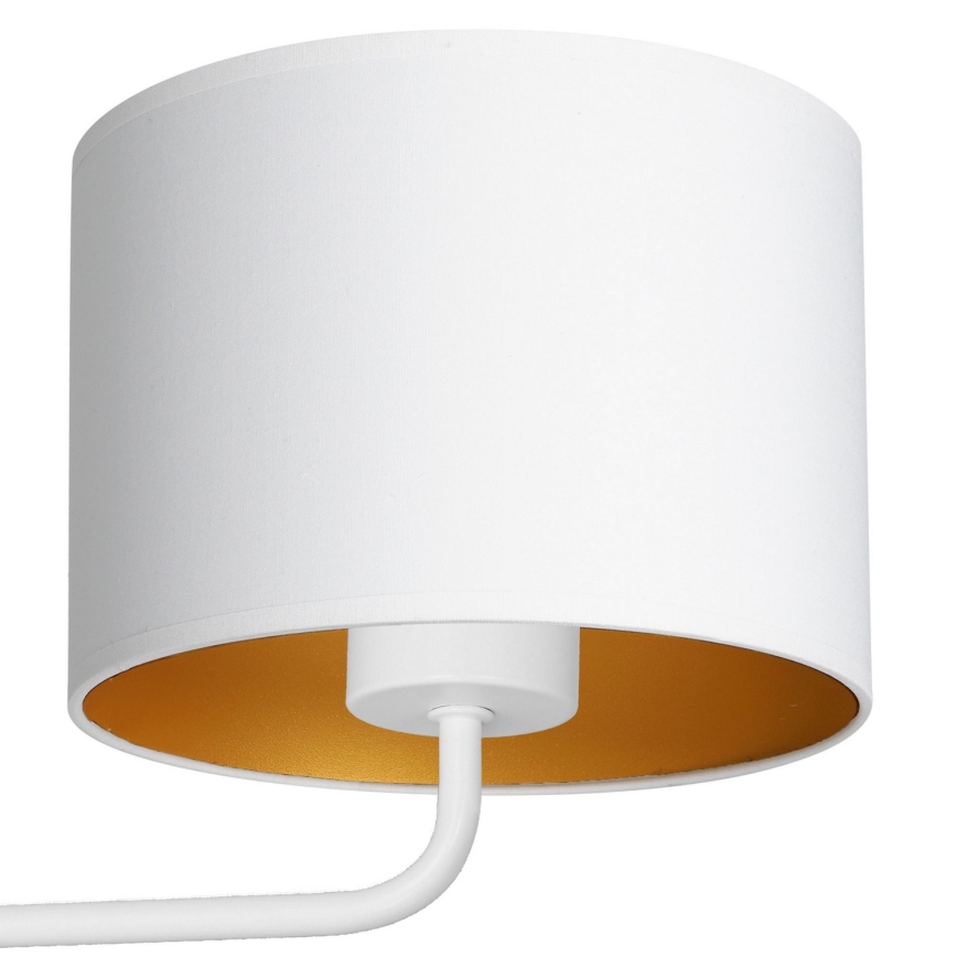 Vägglampa ARDEN 1xE27/60W/230V vit/guld