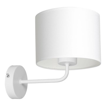 Vägglampa ARDEN 1xE27/60W/230V vit