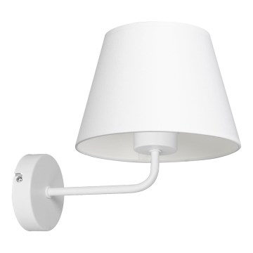 Vägglampa ARDEN 1xE27/60W/230V vit