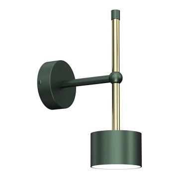 Vägglampa  ARENA 1xGX53/11W/230V grön/gold