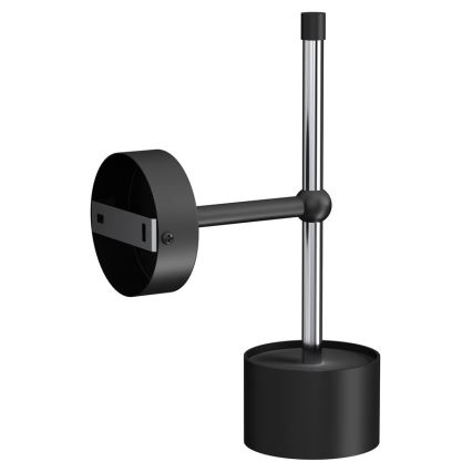 Vägglampa ARENA 1xGX53/11W/230V svart/skinande krom