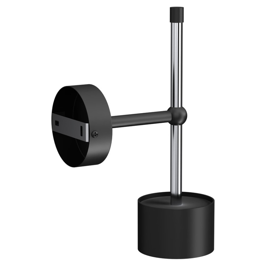 Vägglampa ARENA 1xGX53/11W/230V svart/skinande krom