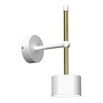 Vägglampa  ARENA 1xGX53/11W/230V vit /gyllene 