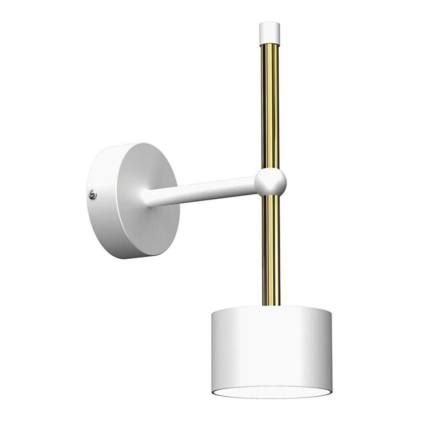 Vägglampa  ARENA 1xGX53/11W/230V vit /gyllene 