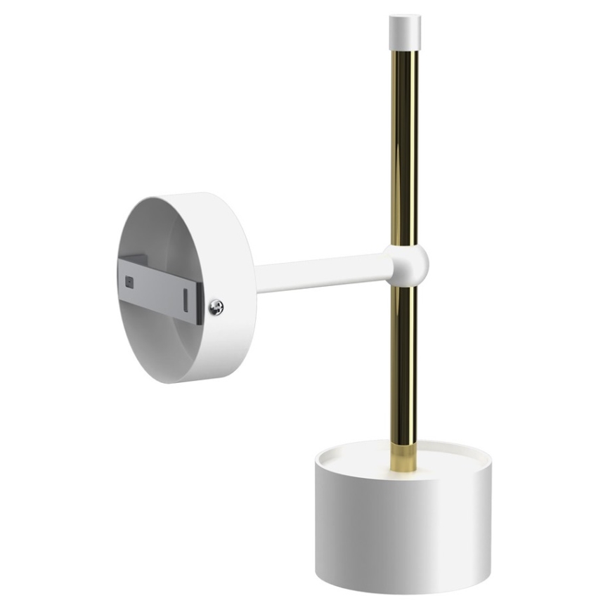 Vägglampa  ARENA 1xGX53/11W/230V vit /gyllene 