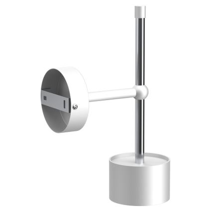 Vägglampa ARENA 1xGX53/11W/230V vit/skinande krom