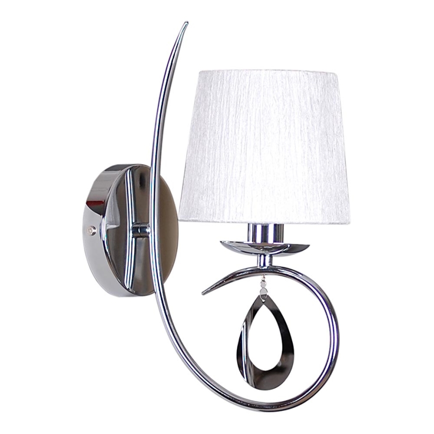 Vägglampa ARNIKA 1xE14/40W/230V skinande krom/vit