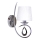 Vägglampa ARNIKA 1xE14/40W/230V skinande krom/vit