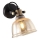 Vägglampa ASGARD 1xE27/11W/230V beige/svart/gyllene