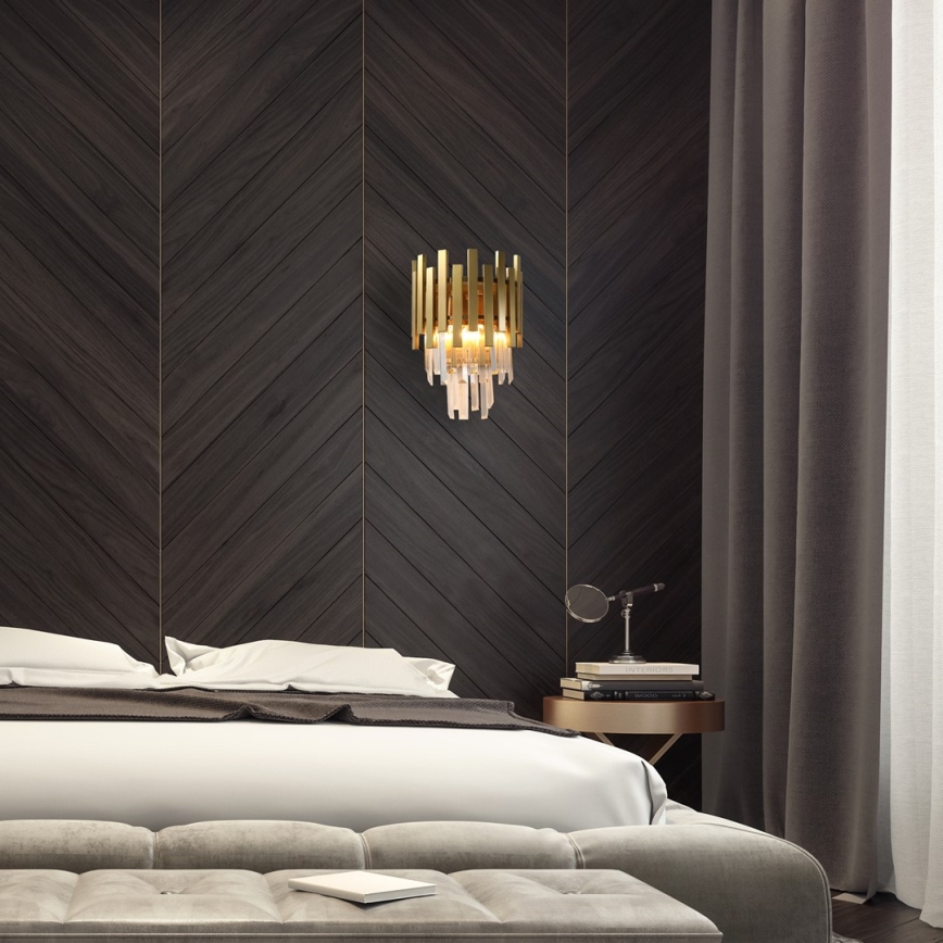 Vägglampa ASPEN GOLD 2xE14/40W/230V