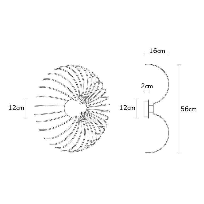 Vägglampa  ASPENpåS 1xE27/40W/230V
